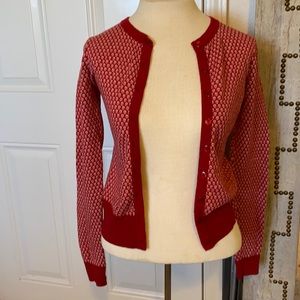 Cute Red Cardigan